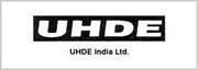UHDE India Ltd. Logo in Black & with white background