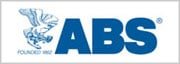 ABS Logo in Blue & with white background