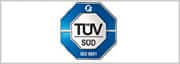 tuv sud company logo in white background